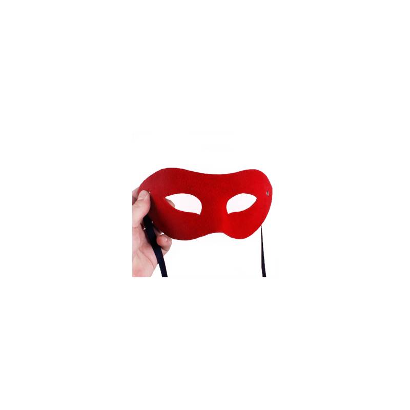 Red Suede Mask Boutique D Monia