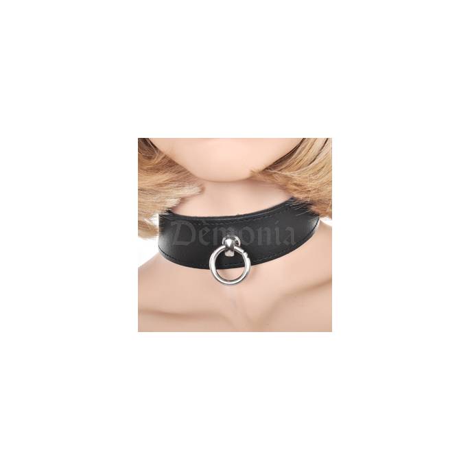 Collier Cuir Noir Cm Boutique D Monia