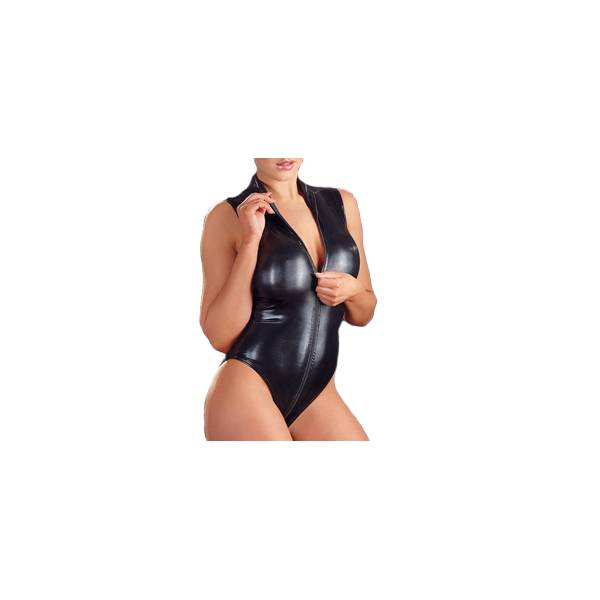 BODY WETLOOK DOUBLE ZIP