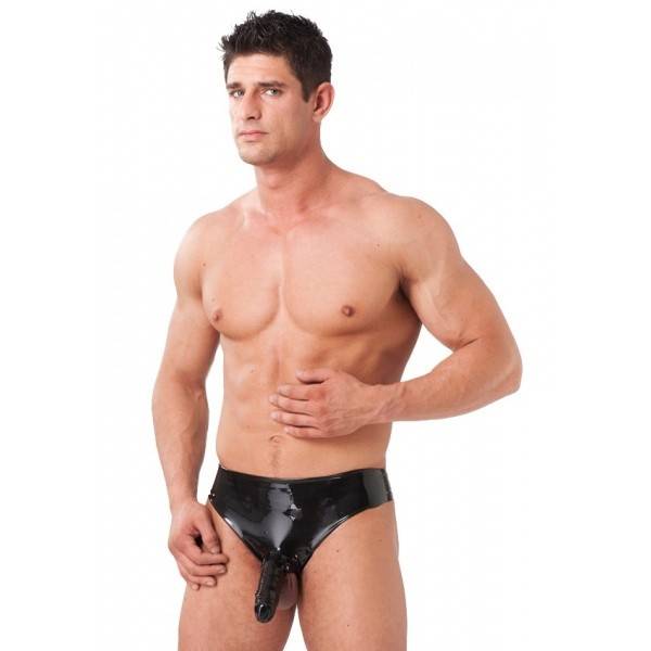 SLIP HOMME LATEX + ETUI PENIEN