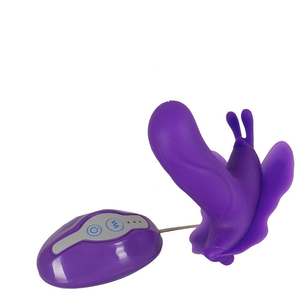 VIBRO - Vibrador mariposa + mando a distancia con cable