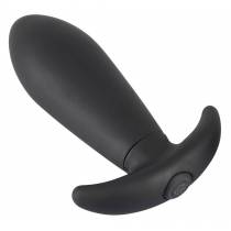 PLUG SILICONE NOIR VIBRANT + TELECOMMANDE