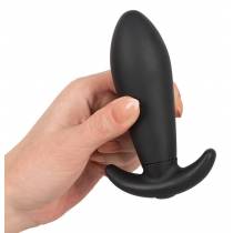 PLUG SILICONE NOIR VIBRANT + TELECOMMANDE