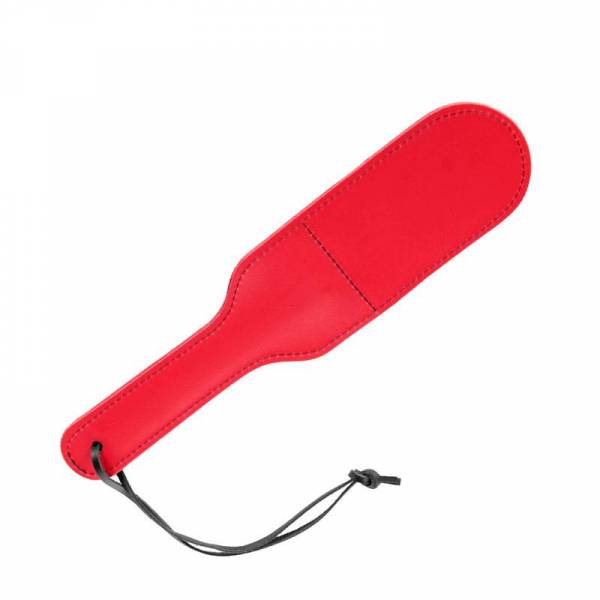 PADDLE BREIT LEDER ROT