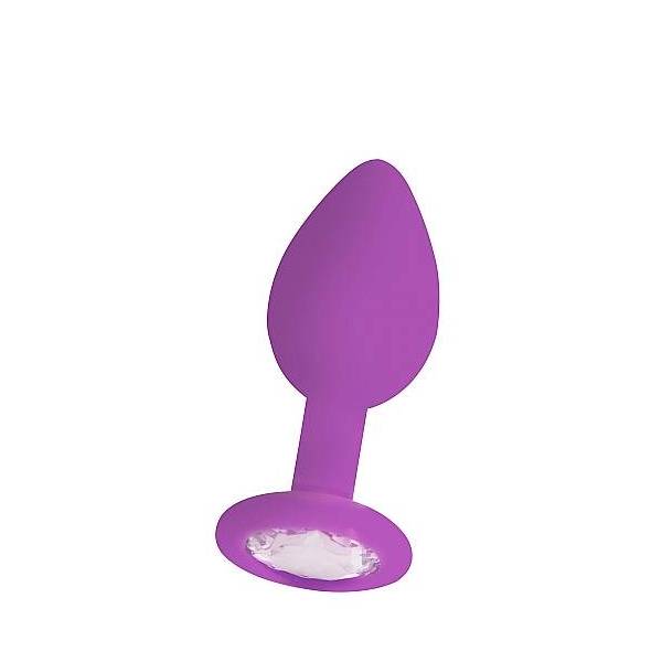 PLUG DIAMOND REGULAR SILICONE - PURPLE