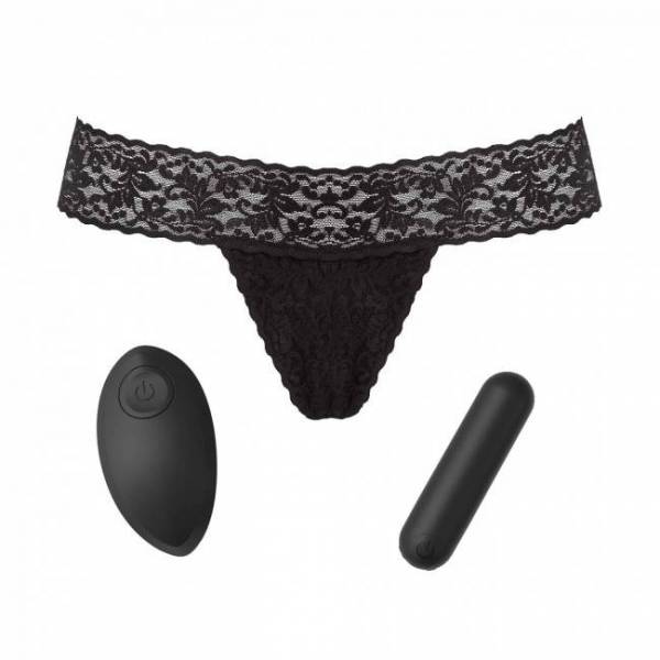 OFFENER STRING+VIBRATOR MIT WIEDERAUFLADBARER FERNBEDIENUNG