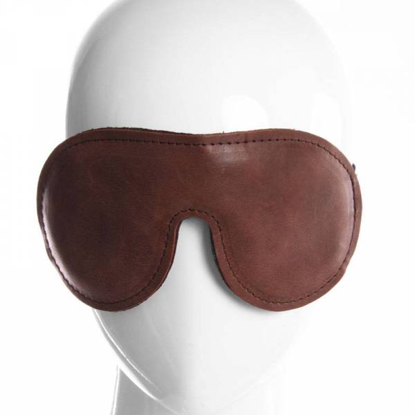 MASQUE CUIR MARRON