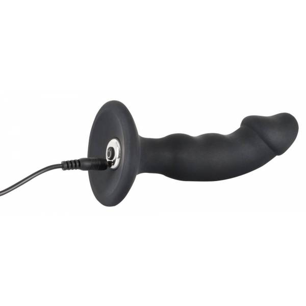 PLUG P-SPOT VIBRANT SILICONE NOIR (14 X 3.2 CM)