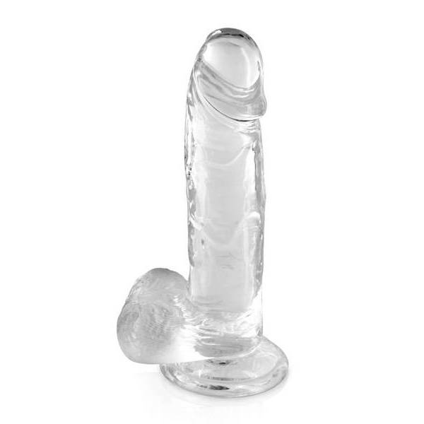 TRANSPARENTER SAUGDILDO L (20X4 CM)