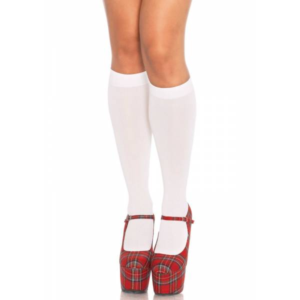 CHAUSSETTES MI LONGUES BLANCHES T.U