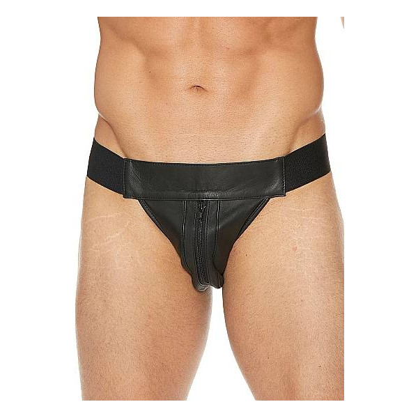 JOCKSTRAP ZIP LEDER