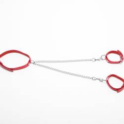 Kit Erotico per Giochi di Coppia Bondage Sexy sadomaso frusta Manette e  morsetti