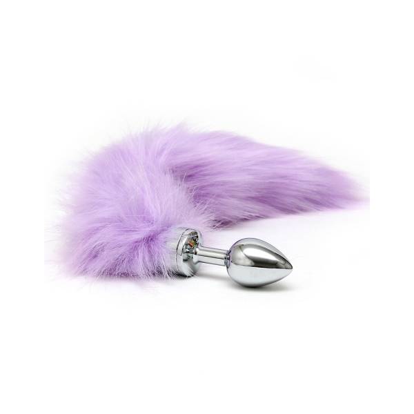 PLUG TAIL MAUVE S. (Ø3X40CM)