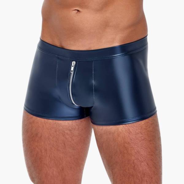 BOXER WETLOOK BLEU ELECTRIQUE