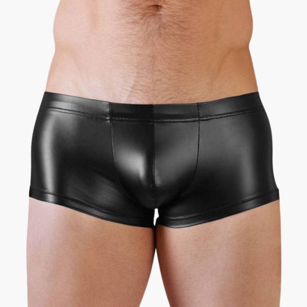 BOXER WETLOOK NOIR NEK