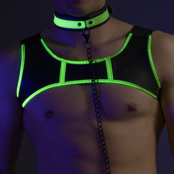 GLOW IN THE DARK NEOPRENE HARNESS