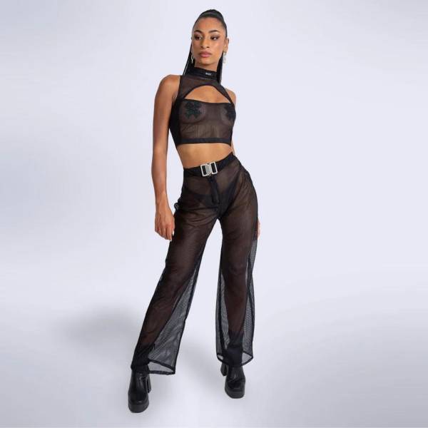 NAKT - PANTALON LARGE MESH