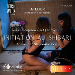 Atelier - Inititation au Shibari | Fetish week