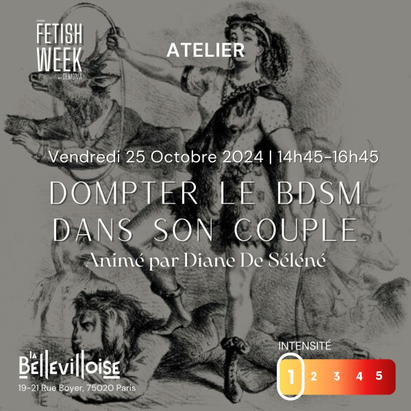 Atelier - Dompter le BDSM dans son Couple| Fetish week